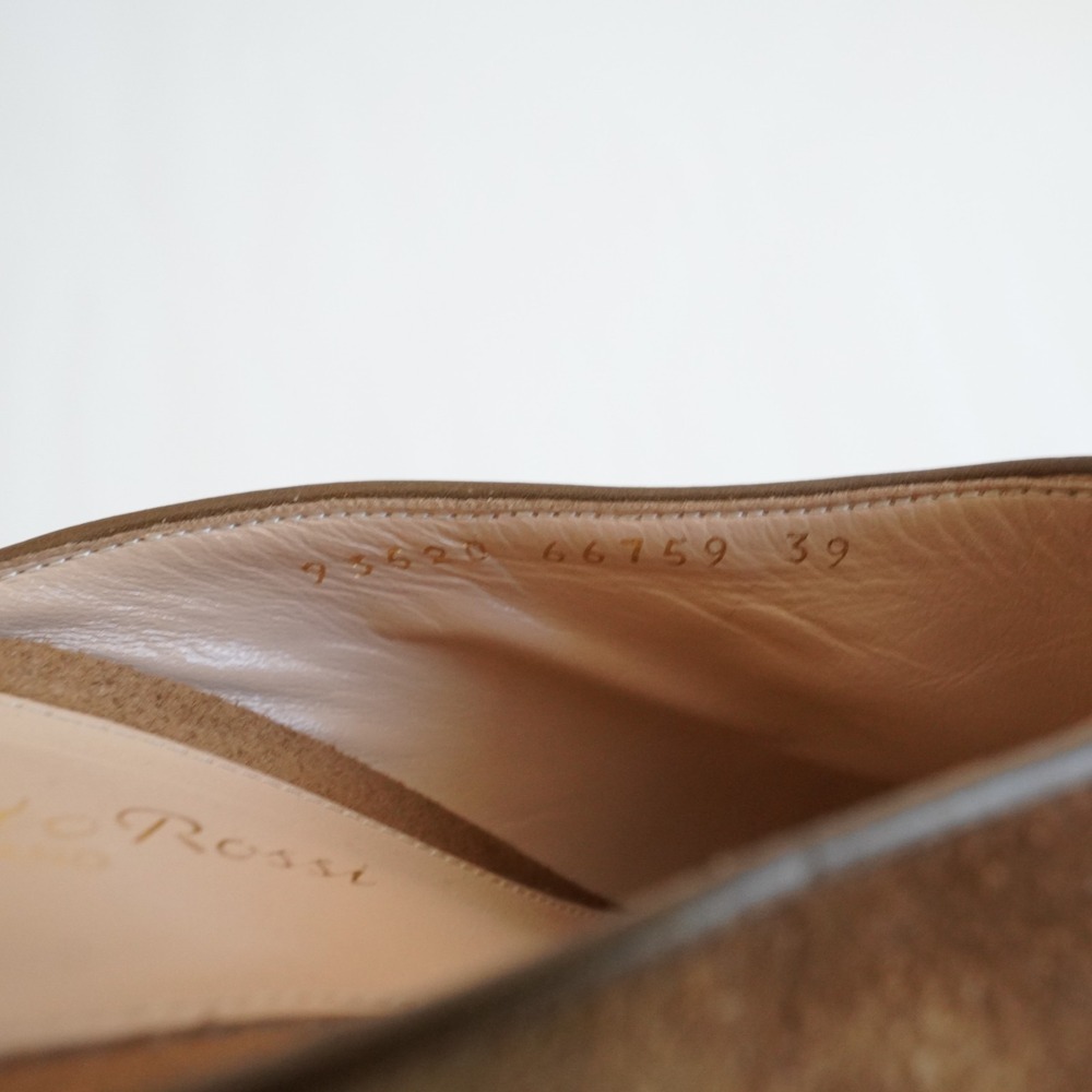 Gianvito Rossi Suede Block Heel Mules Womens 39 Brown Italy Classic Designer - Picture 8 of 12